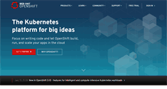 Desktop Screenshot of openshift.com